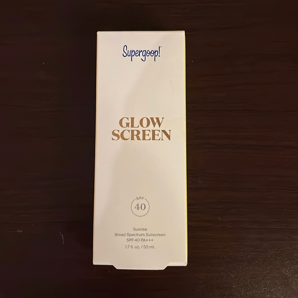 Supergoop glow screen box